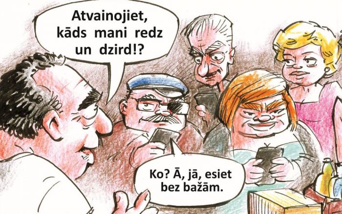 Karikatūra – Vilnis Bulavs