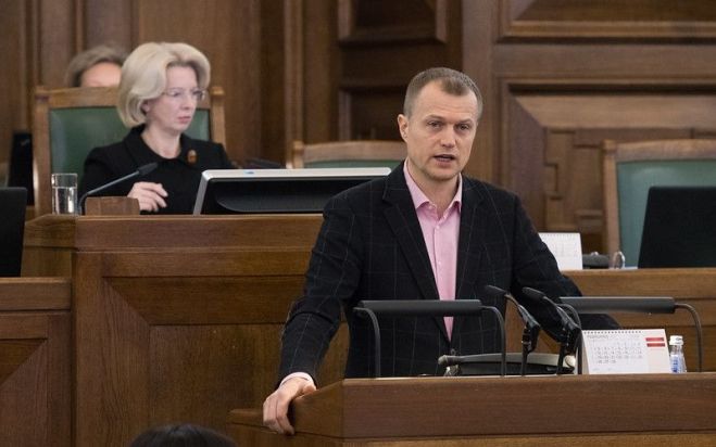 Komisijas veidošanas iniciators, deputāts Ivars Zariņš. Foto - Saeimas administrācija