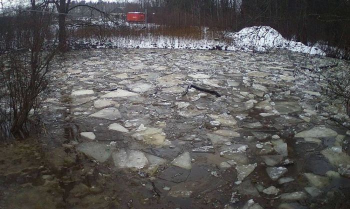 Mazā Jugla. Foto - twitter.com/LVGMC_Meteo