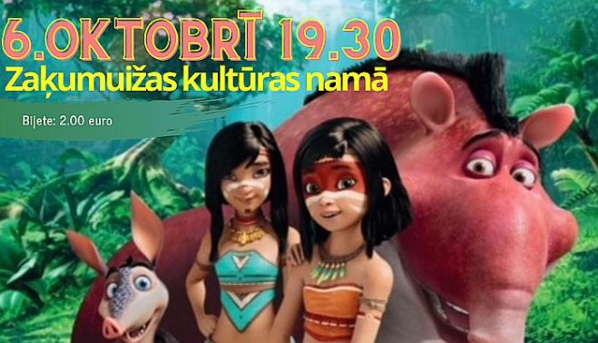 6.X Animācijas filma "Ainbo. Amazones sirds" Zaķumuižā