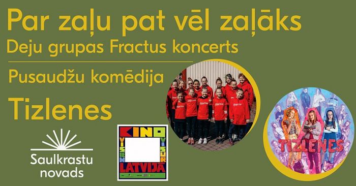 13.VIII Brīvdabas kino seanss – komēdija "Tizlenes" Pabažos