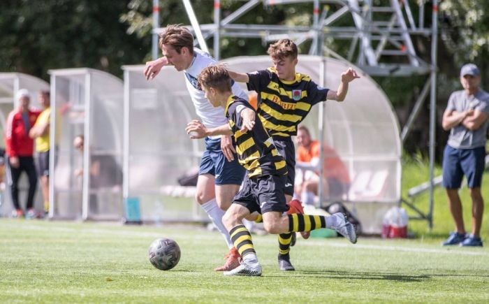 25.IX Latvijas futbola čempionāta spēles Piņķos un Salaspilī
