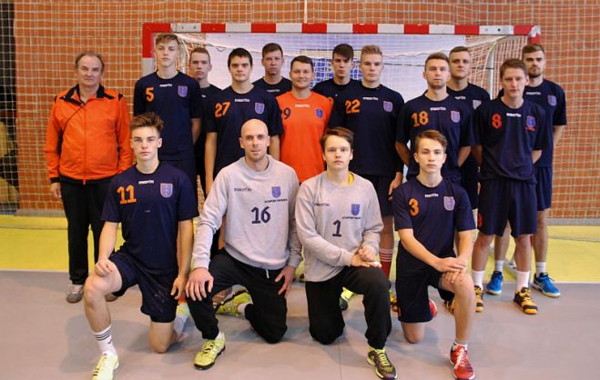 Ulbrokas sporta kluba handbola komanda. Foto - Latvijas Handbola federācija