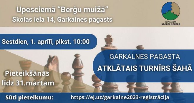 1.IV Garkalnes pagasta atklātais turnīrs šahā bērniem un pieaugušajiem Upesciemā