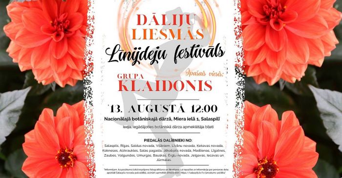 13.VIII Līnijdeju festivāls "Dāliju liesmās" Salaspilī