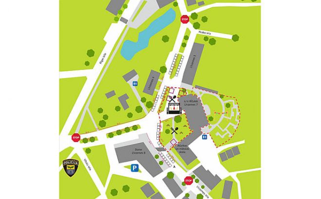 Karte - Salaspils pašvaldības policija
