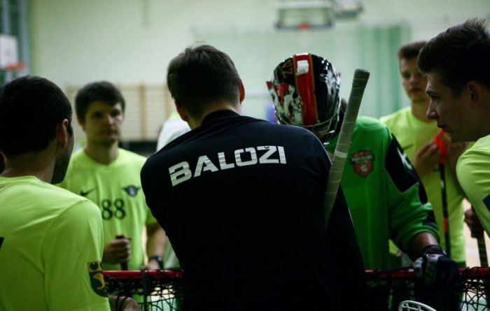 10.XII Rīgas florbola čempionāta spēle Ikšķilē