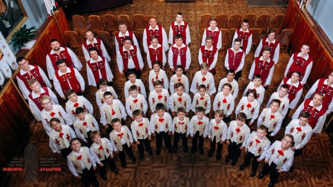 27.III Ļvivas Nacionālā akadēmiskā zēnu un vīru kora "Dudaryk" koncerts Saulkrastos