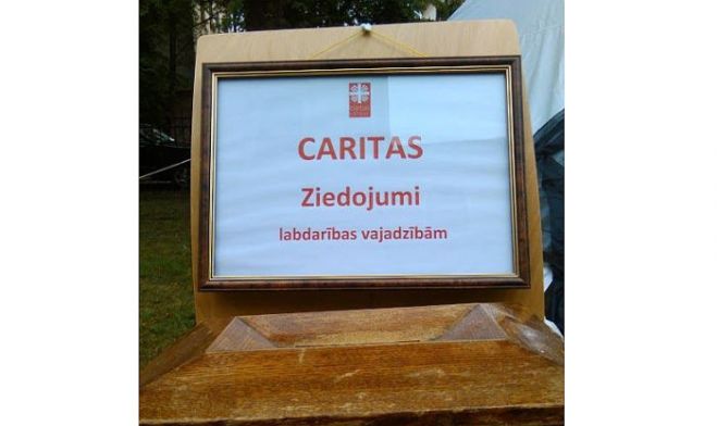 Foto - facebook.com/CaritasLatvija