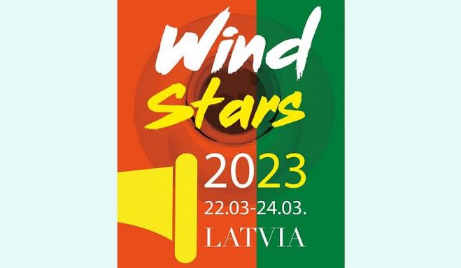 22.-24.III Starptautiskais pūšaminstrumentu spēles konkurss "Wind Stars" Jaunmārupē