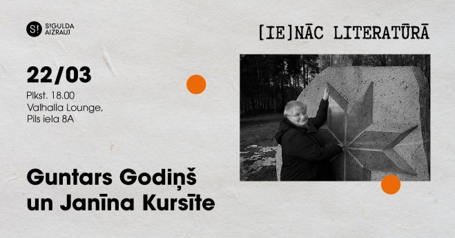 22.III Tikšanās ar Janīnu Kursīti ciklā "[Ie]nāc literatūrā" Siguldā