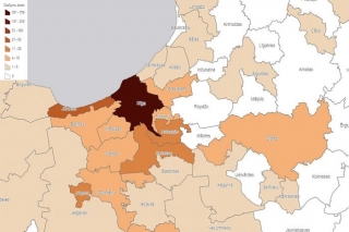 Pēdējā diennaktī vislielākais Covid-19 inficēto skaita pieaugums Rīgā; Salaspilī un Jūrmalā pa vienam jaunam inficētajam