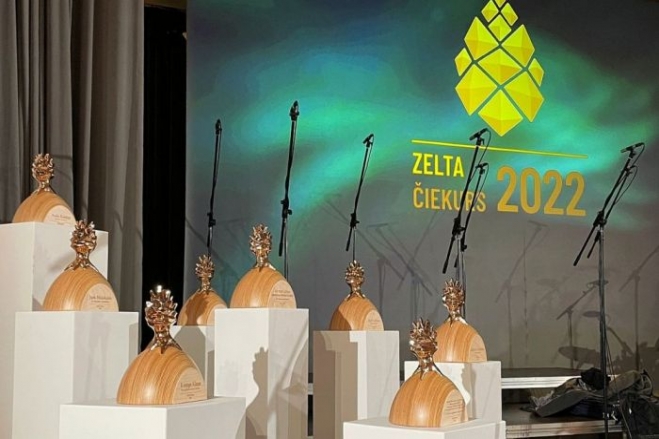 Apbalvoti meža nozares gada balvas "Zelta čiekurs 2022" laureāti