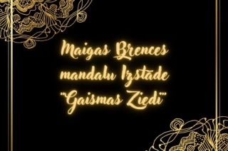 1.IV Maigas Brences mandalu izstāde "Gaismas ziedi" Carnikavā