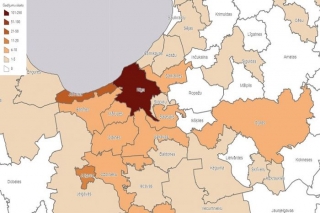 Covid-19 inficēto cilvēku skaita pieaugums novērots Mārupes un Bauskas novados