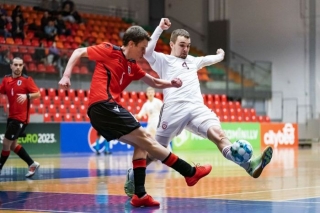 Salaspiliešu pārstāvētā Latvijas U19 izlase nekvalificējas Eiropas telpu futbola čempionātam