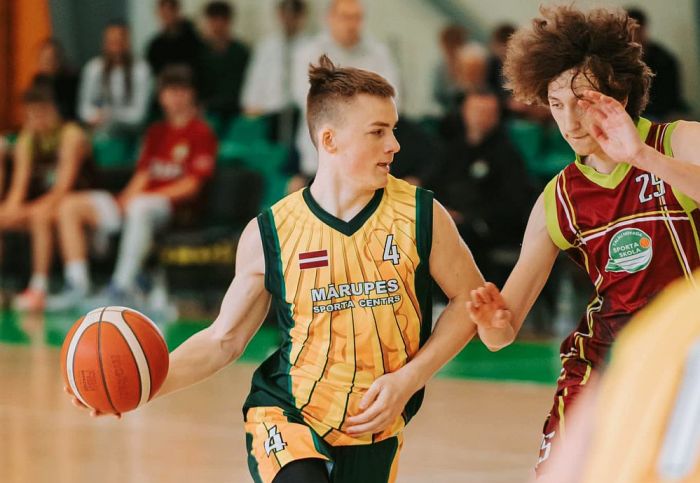 Attēls rakstam: Mārupes basketbolistiem Latvijas jaunatnes līgā trešais sudrabs