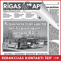 Jaunākais "Rīgas Apriņķa Avīzē"