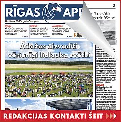 Jaunākais "Rīgas Apriņķa Avīzē"