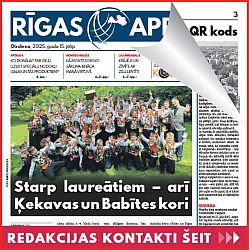 Jaunākais "Rīgas Apriņķa Avīzē"