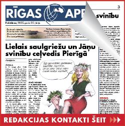 Jaunākais "Rīgas Apriņķa Avīzē"