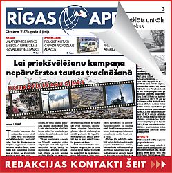 Jaunākais "Rīgas Apriņķa Avīzē"