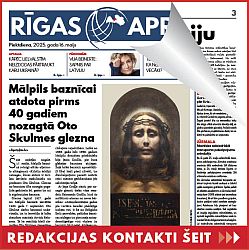 Jaunākais "Rīgas Apriņķa Avīzē"