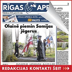 Jaunākais "Rīgas Apriņķa Avīzē"