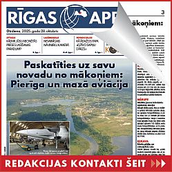 Jaunākais "Rīgas Apriņķa Avīzē"
