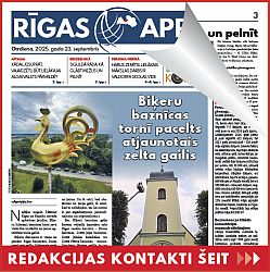 Jaunākais "Rīgas Apriņķa Avīzē"