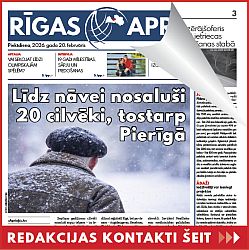 Jaunākais "Rīgas Apriņķa Avīzē"