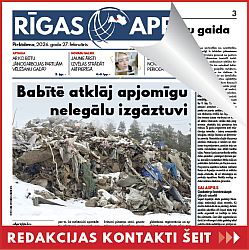 Jaunākais "Rīgas Apriņķa Avīzē"