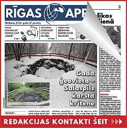 Jaunākais "Rīgas Apriņķa Avīzē"