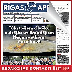 Jaunākais "Rīgas Apriņķa Avīzē"