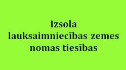 Zemes izsole Taurupe
