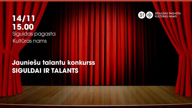 14.XI Jauniešu talantu konkurss &quot;Siguldai ir talants&quot;