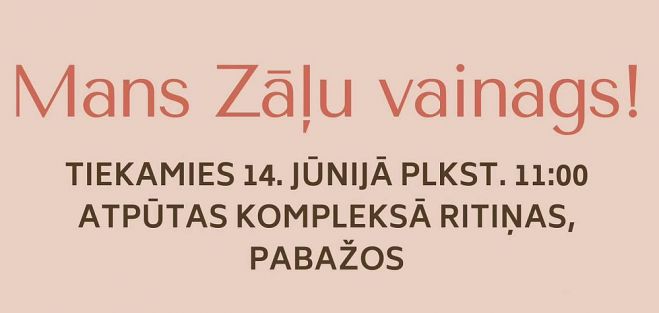 14.VI Pasākums "Mans zāļu vainags" Pabažos