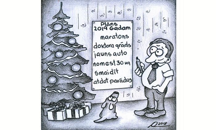 Karikatūra. Jaunas dzīves sākšanas riski