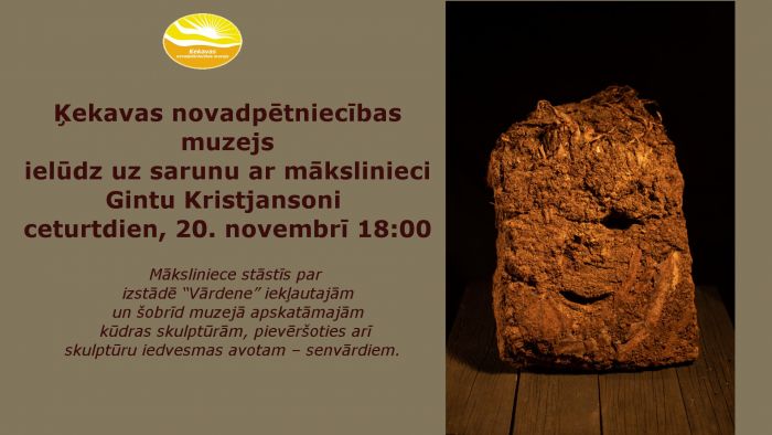 20.XI Saruna ar mākslinieci Gintu Kristjansoni Ķekavā