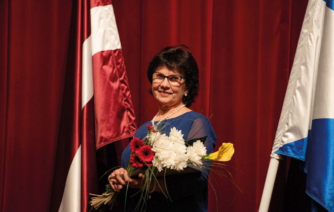 Ādažniece Rita Zakare 2024. gadā tika atzīta par “Gada novadnieci” nominācijā “Medicīna”. Foto – Ieva Ābele