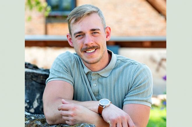 Jēkabs Rumpe šovā “Lauku sēta”. Foto – no privātā arhīva