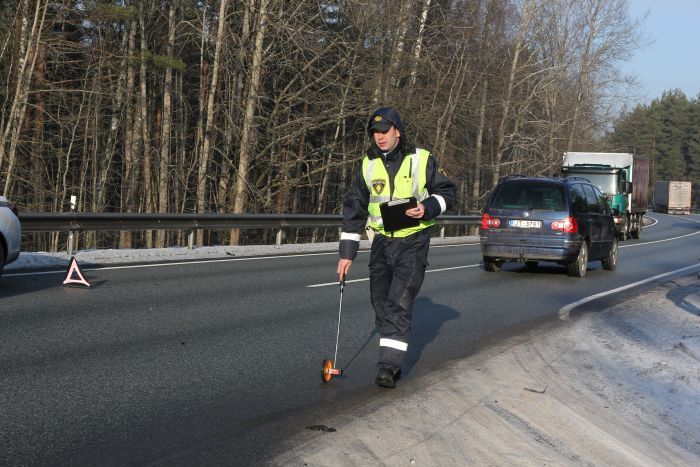 Rīgas reģionā trešdien reģistrētas 49 avārijas