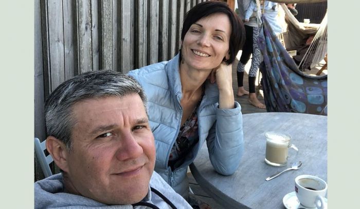 Līga un Viktors kopā ir jau 20 gadus, un vairums no tiem nodzīvoti Ukrainā. Foto – no privātā arhīva