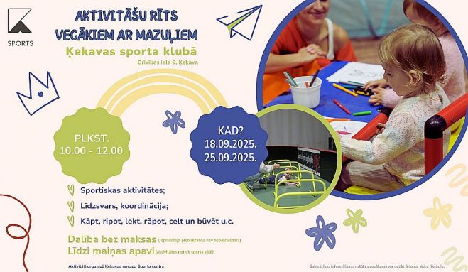18.IX Aktivitāšu rīts vecākiem ar mazuļiem Ķekavā