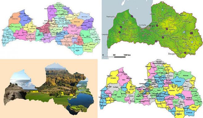 Nākamnedēļ VARAM prezentēs potenciālo jauno pašvaldību teritoriju karti