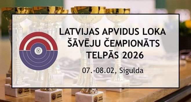 7.-8.II Latvijas apvidus loka šāvēju čempionāts telpās Siguldā