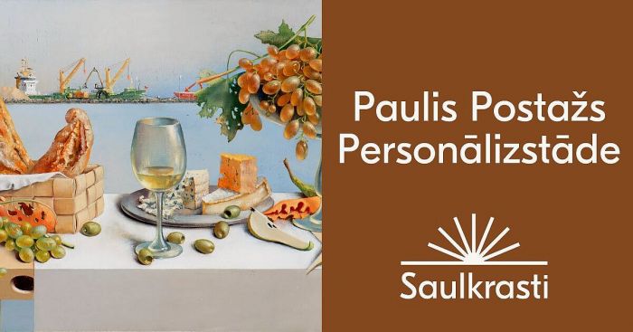 9.VIII Pauļa Postaža personālizstādes atklāšana Saulkrastos