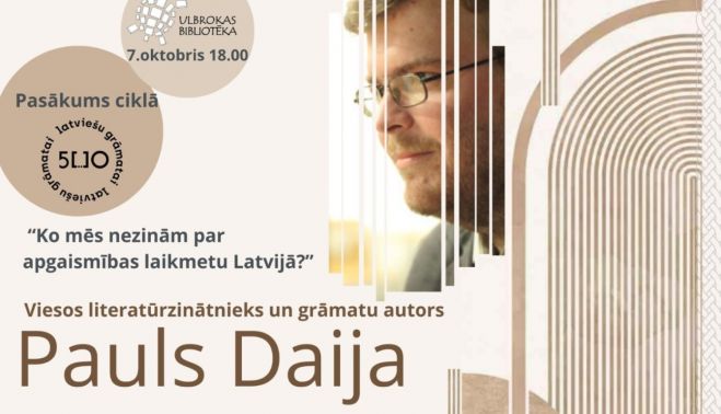 7.X Pasākums &quot;Ko mēs nezinām par apgaismības laikmetu Latvijā?&quot; Ulbrokā