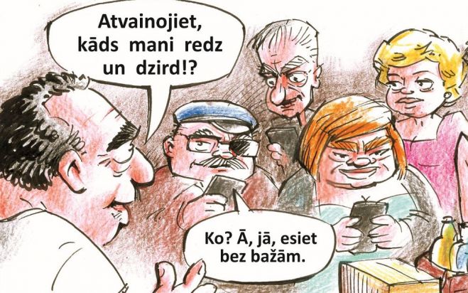 Karikatūra – Vilnis Bulavs