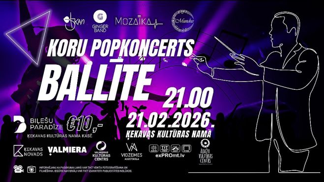 21.II Koru popkoncerts "Ballīte" Ķekavā